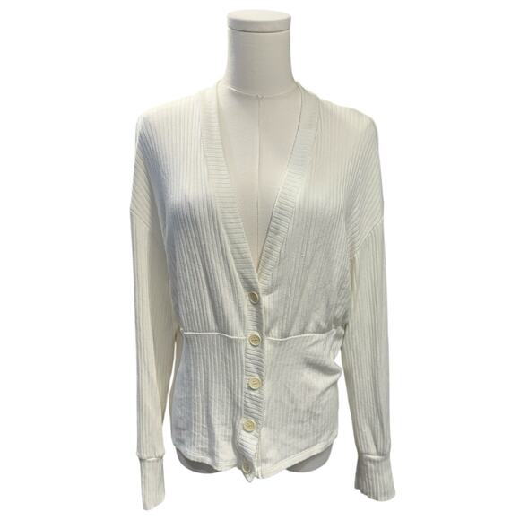 Reformation Cream Cardigan Sweater - Picture 4 of 7